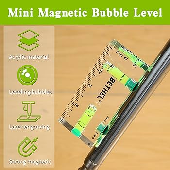 新品 BABYL MINI-ARROW BETHEL Small Level Mini Bubble 90°/180°SpiritLevel,Magnetic